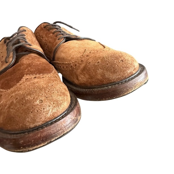 Antonio Maurizi Wingtip Suede Oxford, Brown main image 9
